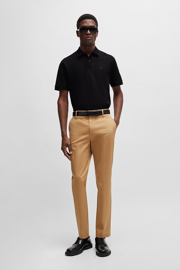 ΜΠΛΟΥΖΑ ΠΟΛΟ BOSS - 001 ΜΑΥΡΟ